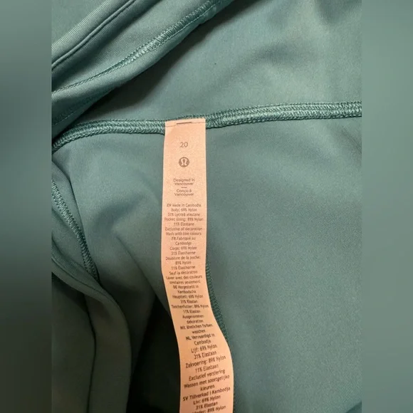 NWOT Lululemon Swift Speed High-Rise Tight 28" Teal Lagoon - Picture 10 of 12